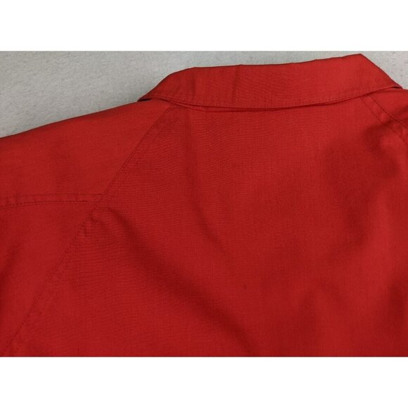 Vintage 80s 90s Women's Jacket Size Medium Mulberry Street Red Oversized Relaxed - Picture 16 of 16